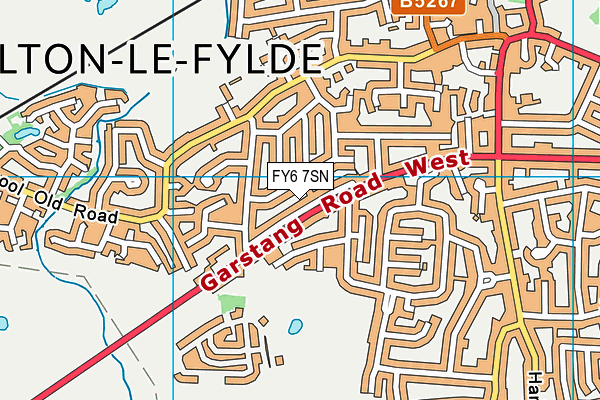 FY6 7SN map - OS VectorMap District (Ordnance Survey)
