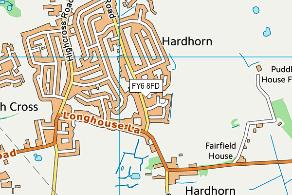 FY6 8FD map - OS VectorMap District (Ordnance Survey)
