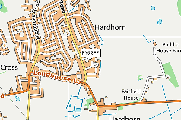 FY6 8FF map - OS VectorMap District (Ordnance Survey)