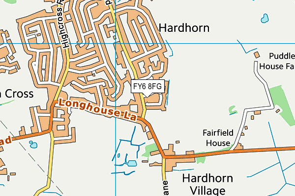 FY6 8FG map - OS VectorMap District (Ordnance Survey)