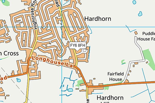 FY6 8FH map - OS VectorMap District (Ordnance Survey)