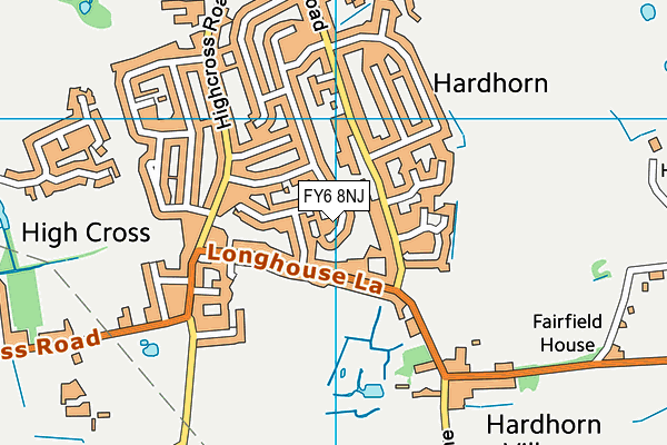 FY6 8NJ map - OS VectorMap District (Ordnance Survey)