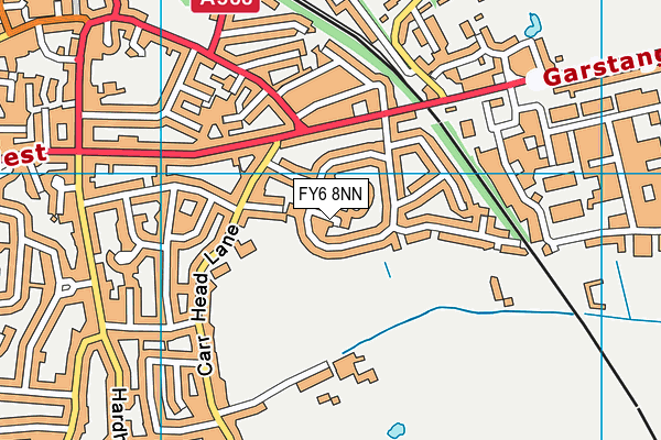 FY6 8NN map - OS VectorMap District (Ordnance Survey)