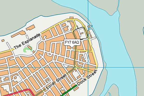 FY7 6AQ map - OS VectorMap District (Ordnance Survey)