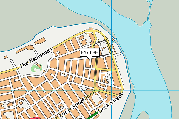 FY7 6BE map - OS VectorMap District (Ordnance Survey)