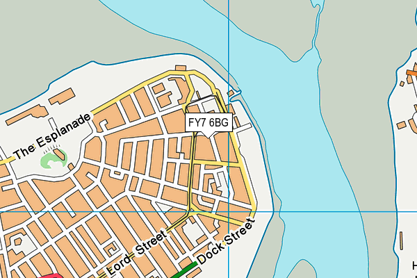 FY7 6BG map - OS VectorMap District (Ordnance Survey)
