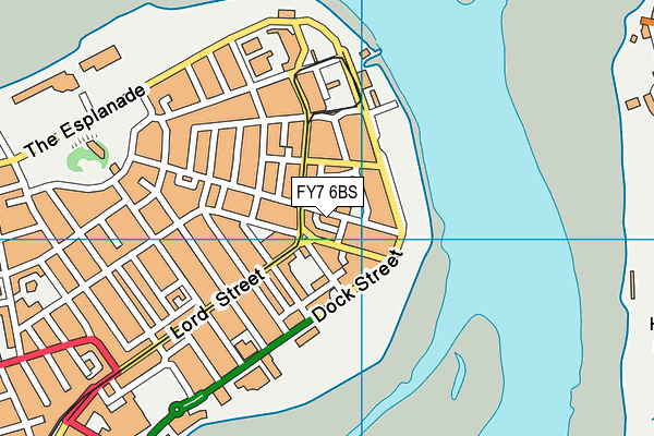FY7 6BS map - OS VectorMap District (Ordnance Survey)