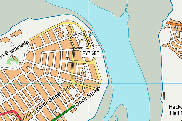 FY7 6BT map - OS VectorMap District (Ordnance Survey)