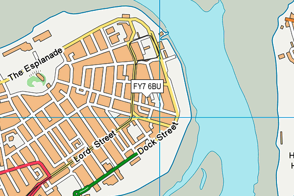 FY7 6BU map - OS VectorMap District (Ordnance Survey)