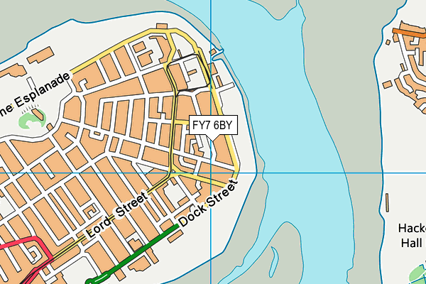 FY7 6BY map - OS VectorMap District (Ordnance Survey)