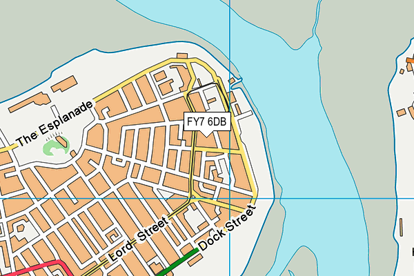 FY7 6DB map - OS VectorMap District (Ordnance Survey)