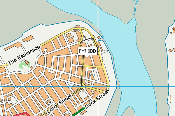 FY7 6DD map - OS VectorMap District (Ordnance Survey)