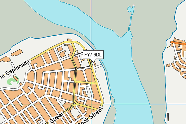 FY7 6DL map - OS VectorMap District (Ordnance Survey)