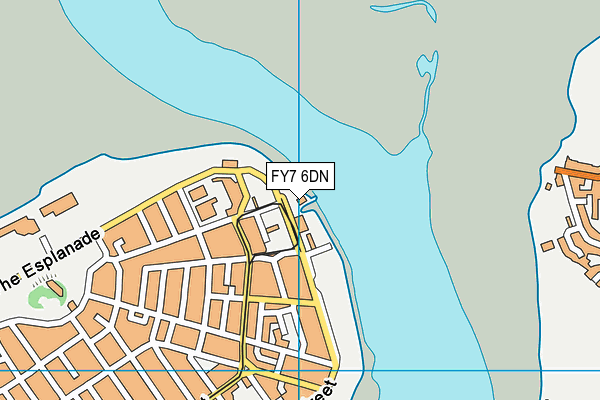 FY7 6DN map - OS VectorMap District (Ordnance Survey)