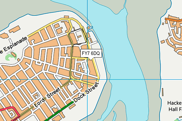 FY7 6DQ map - OS VectorMap District (Ordnance Survey)