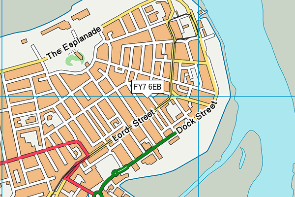 FY7 6EB map - OS VectorMap District (Ordnance Survey)