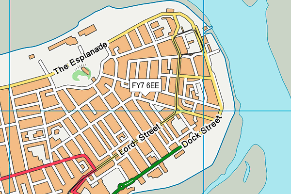 FY7 6EE map - OS VectorMap District (Ordnance Survey)