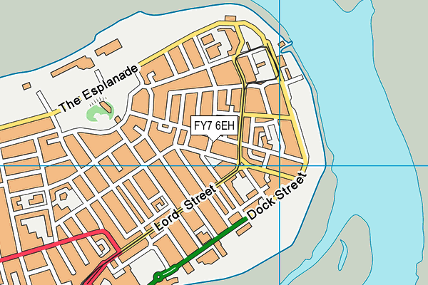 FY7 6EH map - OS VectorMap District (Ordnance Survey)