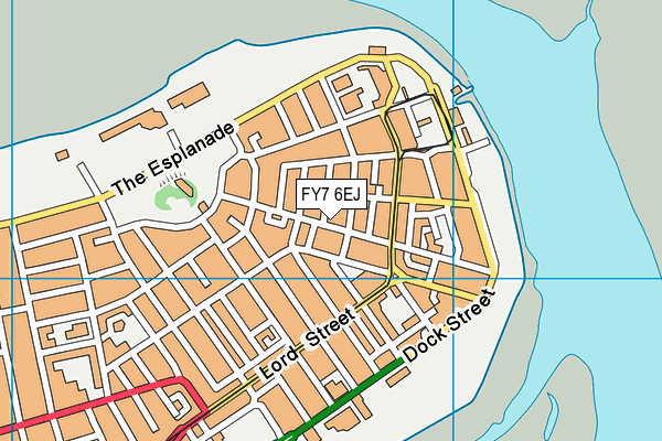 FY7 6EJ map - OS VectorMap District (Ordnance Survey)