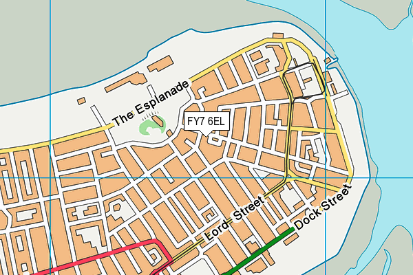 FY7 6EL map - OS VectorMap District (Ordnance Survey)