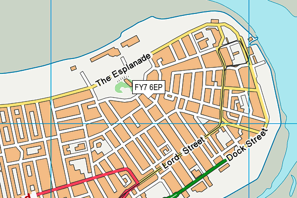 FY7 6EP map - OS VectorMap District (Ordnance Survey)