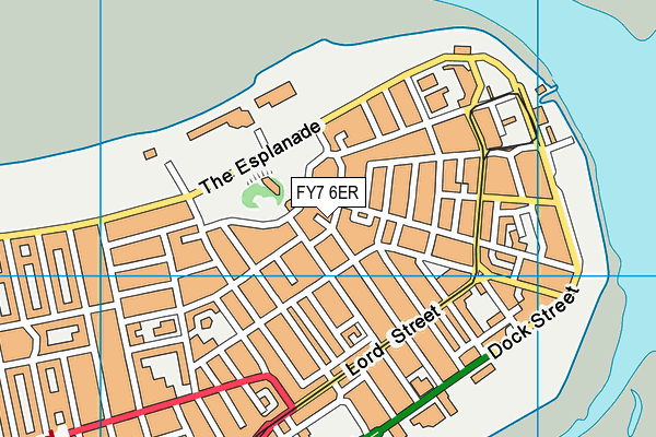FY7 6ER map - OS VectorMap District (Ordnance Survey)