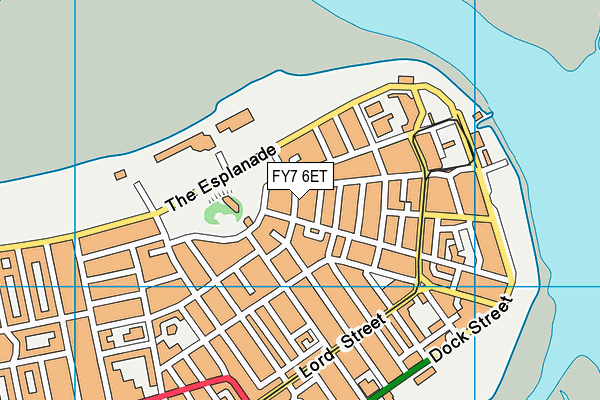 FY7 6ET map - OS VectorMap District (Ordnance Survey)