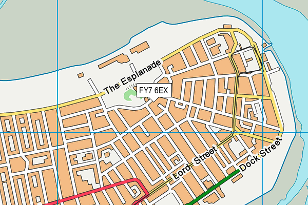 FY7 6EX map - OS VectorMap District (Ordnance Survey)