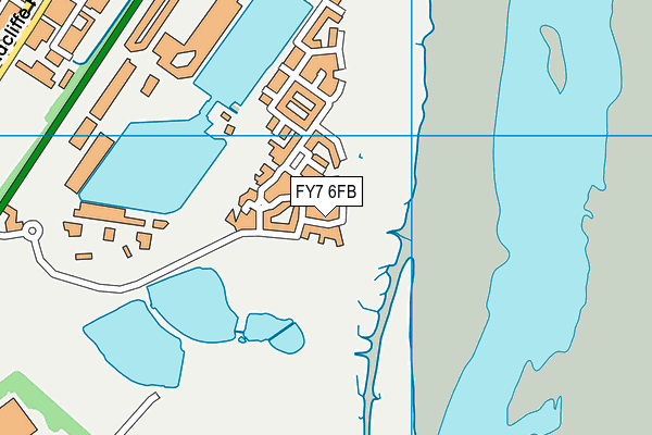 FY7 6FB map - OS VectorMap District (Ordnance Survey)