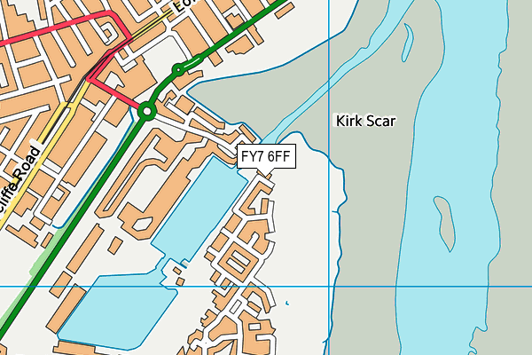 FY7 6FF map - OS VectorMap District (Ordnance Survey)