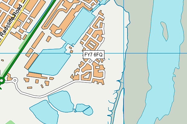 FY7 6FQ map - OS VectorMap District (Ordnance Survey)