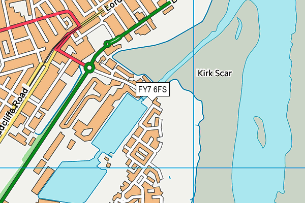 FY7 6FS map - OS VectorMap District (Ordnance Survey)
