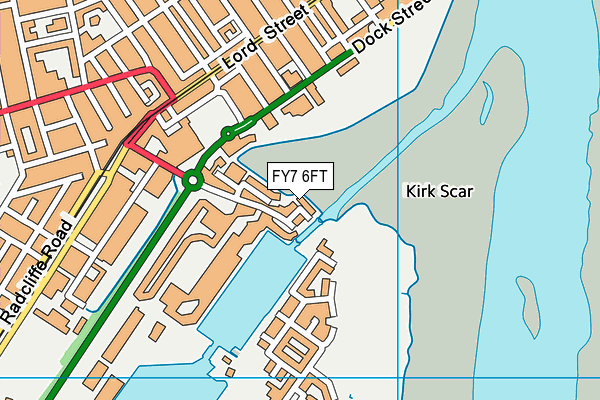 FY7 6FT map - OS VectorMap District (Ordnance Survey)