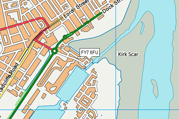 FY7 6FU map - OS VectorMap District (Ordnance Survey)