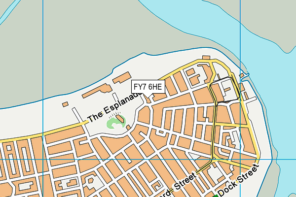 FY7 6HE map - OS VectorMap District (Ordnance Survey)
