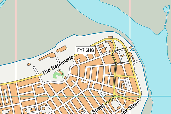 FY7 6HG map - OS VectorMap District (Ordnance Survey)