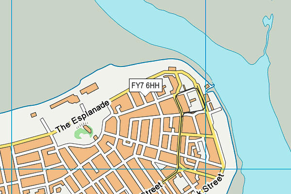 FY7 6HH map - OS VectorMap District (Ordnance Survey)