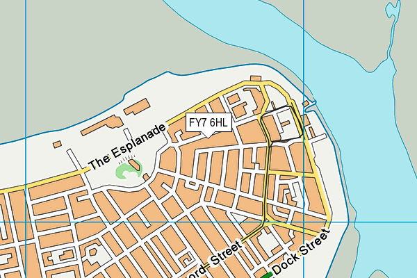 FY7 6HL map - OS VectorMap District (Ordnance Survey)