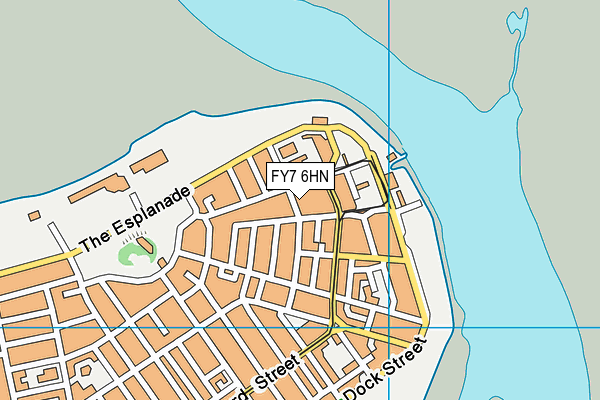 FY7 6HN map - OS VectorMap District (Ordnance Survey)