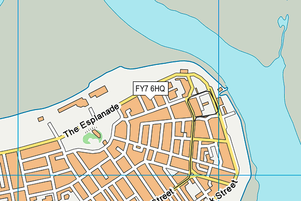 FY7 6HQ map - OS VectorMap District (Ordnance Survey)