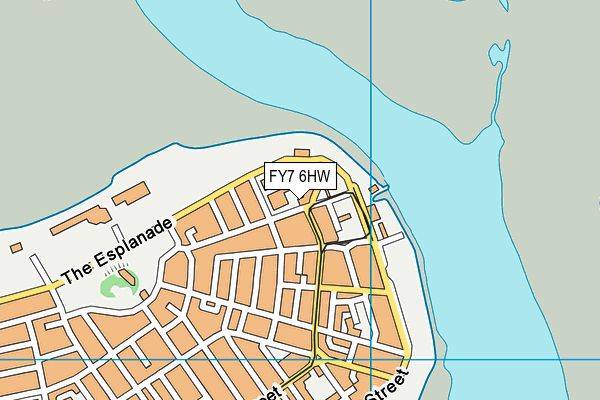 FY7 6HW map - OS VectorMap District (Ordnance Survey)