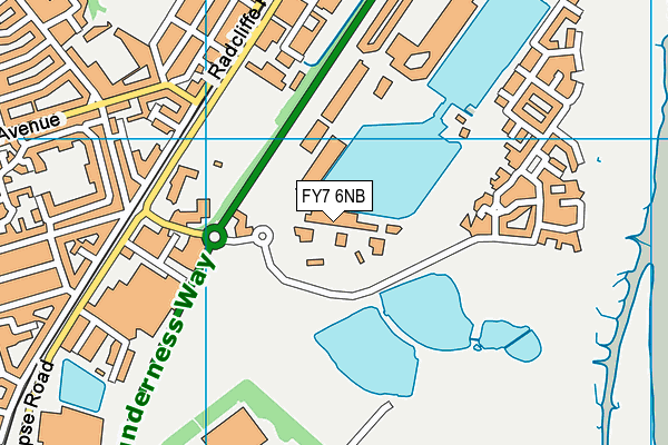 FY7 6NB map - OS VectorMap District (Ordnance Survey)