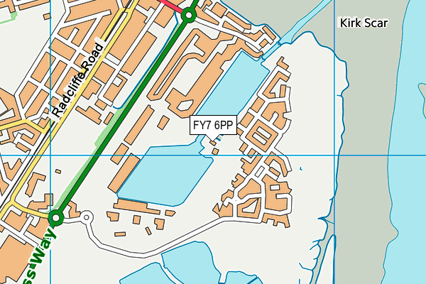 FY7 6PP map - OS VectorMap District (Ordnance Survey)