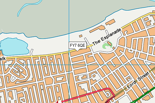 FY7 6QE map - OS VectorMap District (Ordnance Survey)