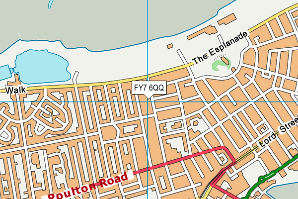 FY7 6QQ map - OS VectorMap District (Ordnance Survey)