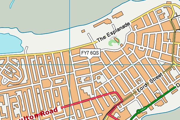 FY7 6QS map - OS VectorMap District (Ordnance Survey)