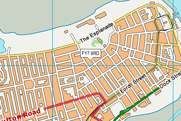 FY7 6RD map - OS VectorMap District (Ordnance Survey)