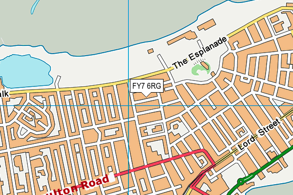 FY7 6RG map - OS VectorMap District (Ordnance Survey)