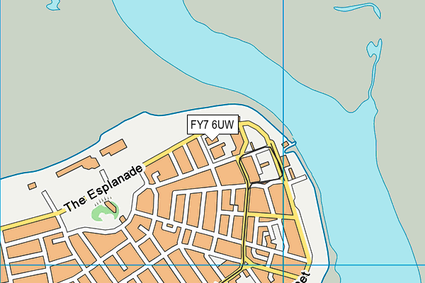 FY7 6UW map - OS VectorMap District (Ordnance Survey)