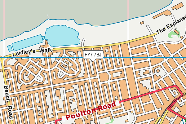 FY7 7BJ map - OS VectorMap District (Ordnance Survey)